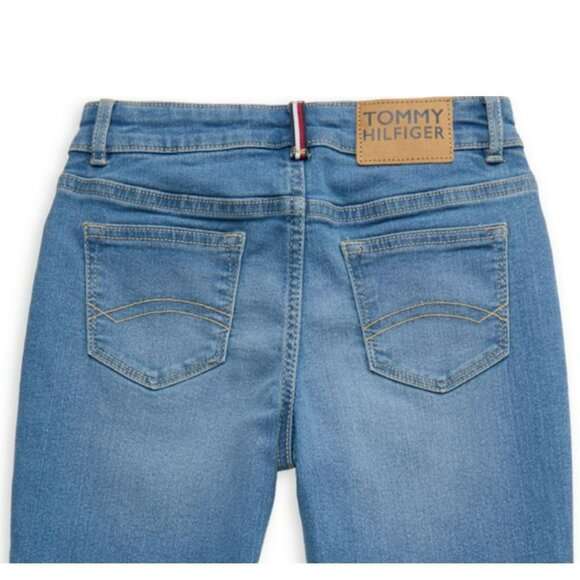 NWT. TOMMY HILFIGER Girl's Mid Rise Flared Leg Jeans - Picture 4 of 4